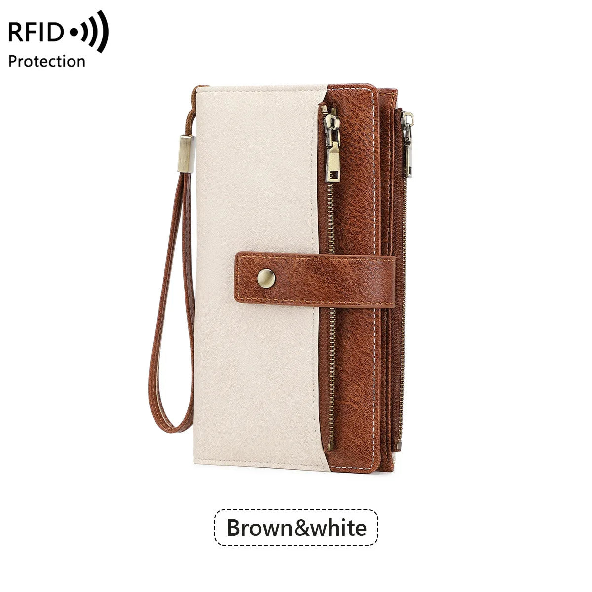 LuxeGuard™ Long Wallet 💖 — RFID Protection, Elegant Style
