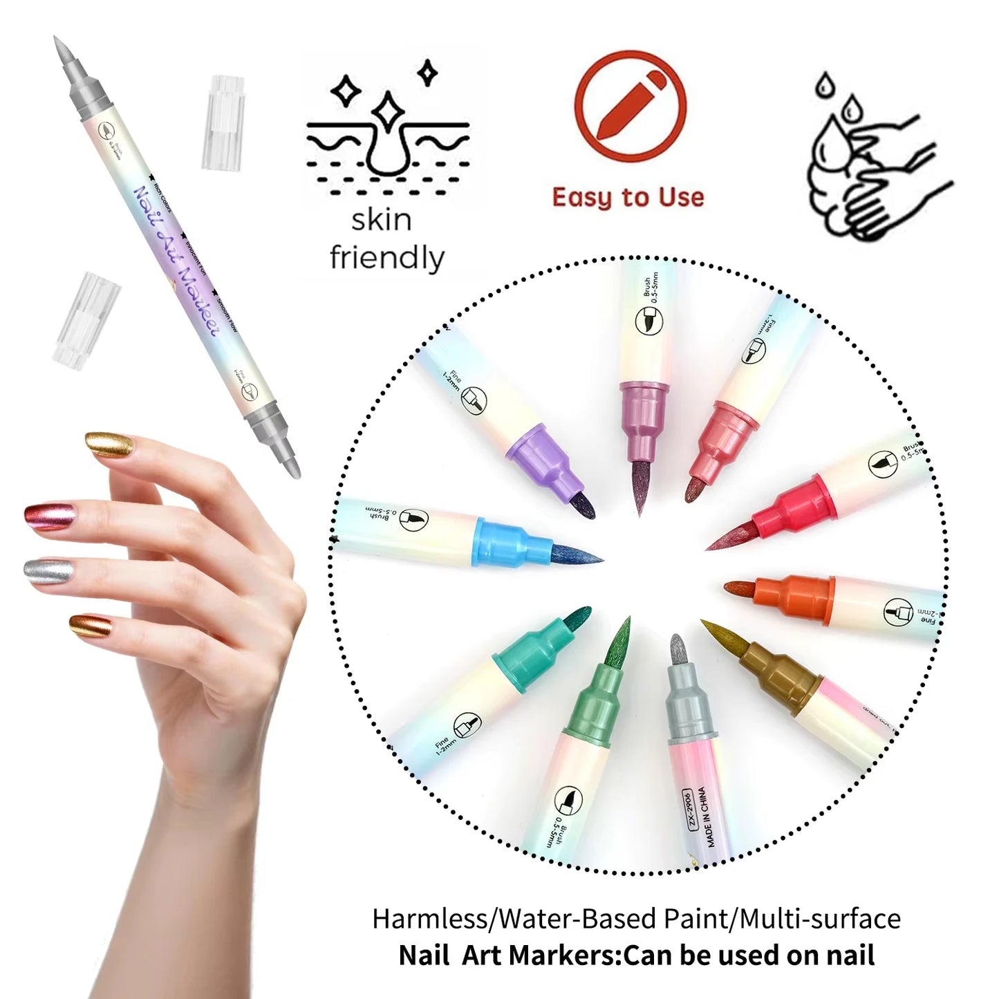 NailGlow™ Art Pens 💅✨ — Create Stunning 3D Nail Designs