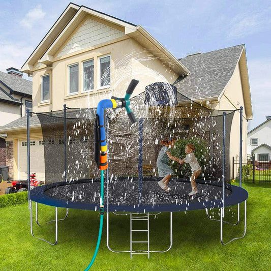 Children's Trampoline Sprinkler Outdoor Rotating Sprinkler Toy