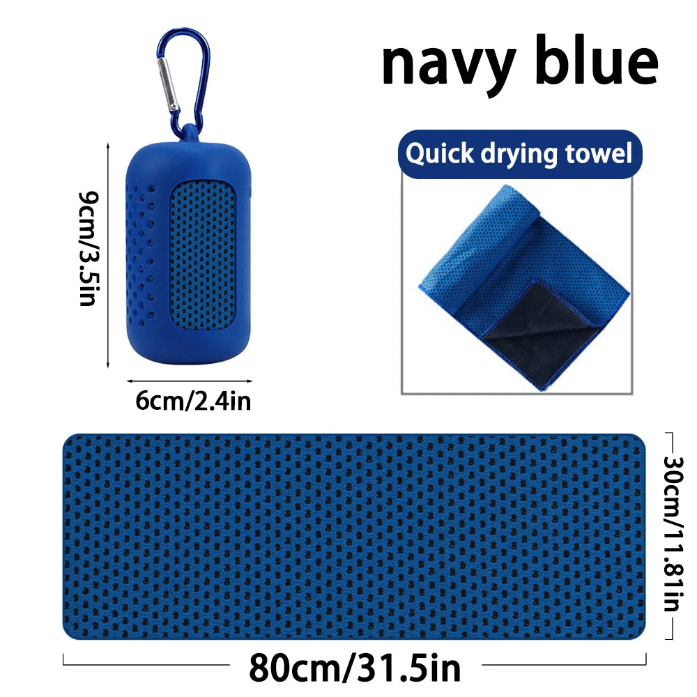 Cooling Towel Quick-Dry Microfiber Sports Cooling Towel for Gym, Running, Workout & Outdoor Fitness