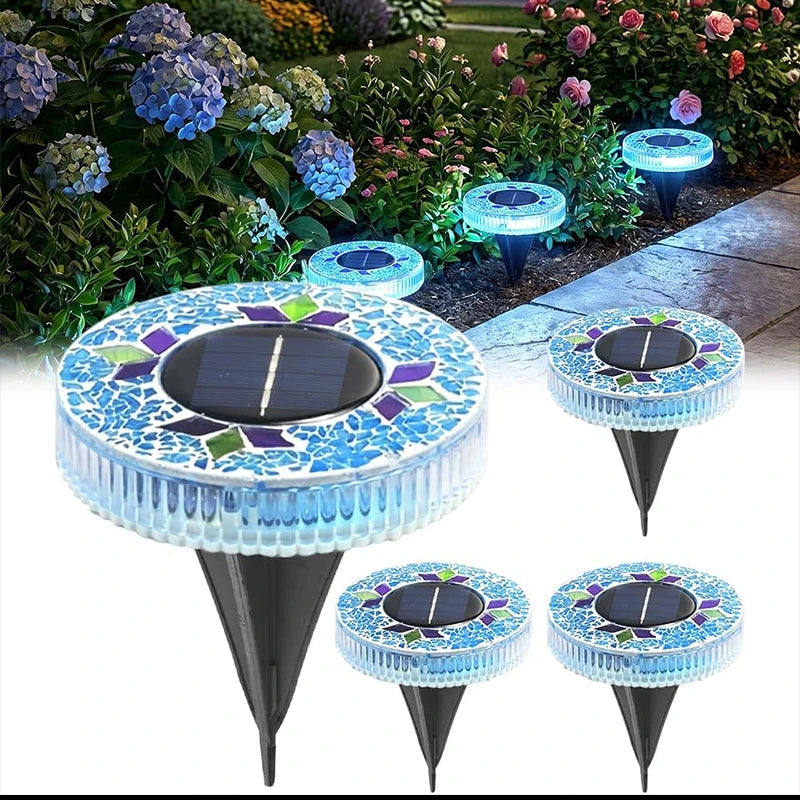 GlowPath™ Solar Lights ✨🌙 — Mosaic Beauty for Every Pathway