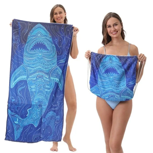 BeachFlip™ Towel Bag 🏖️✨ — Carry & Relax in One