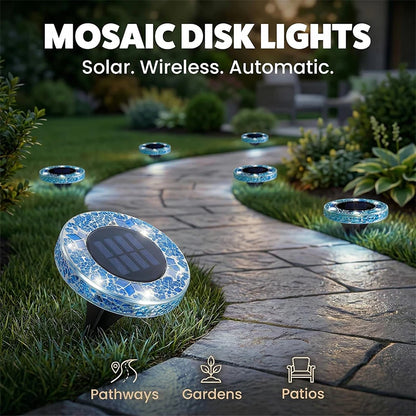 GlowPath™ Solar Lights ✨🌙 — Mosaic Beauty for Every Pathway