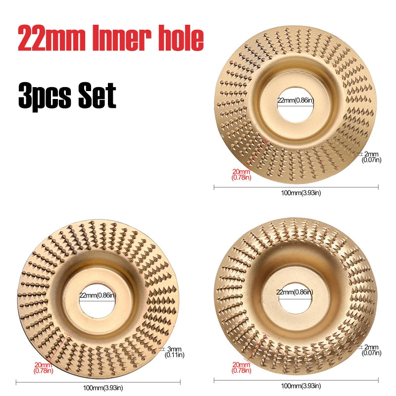 CarveMaster™ Disc Set 🪵⚡ — Fast Wood Shaping Precision
