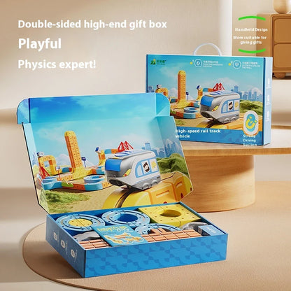 STEMExpress™ 3D Electric Train Set 🚂⚡ Build, Learn, and Ride!