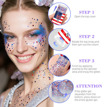 USAGlow™ Glitter Stick 🌟 — Bold Holiday Shine Anywhere