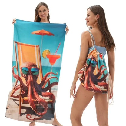 BeachFlip™ Towel Bag 🏖️✨ — Carry & Relax in One