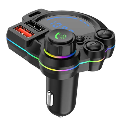 DriveSync™ FM Transmitter 🚗🎵 — Wireless Music & Calls Anywhere